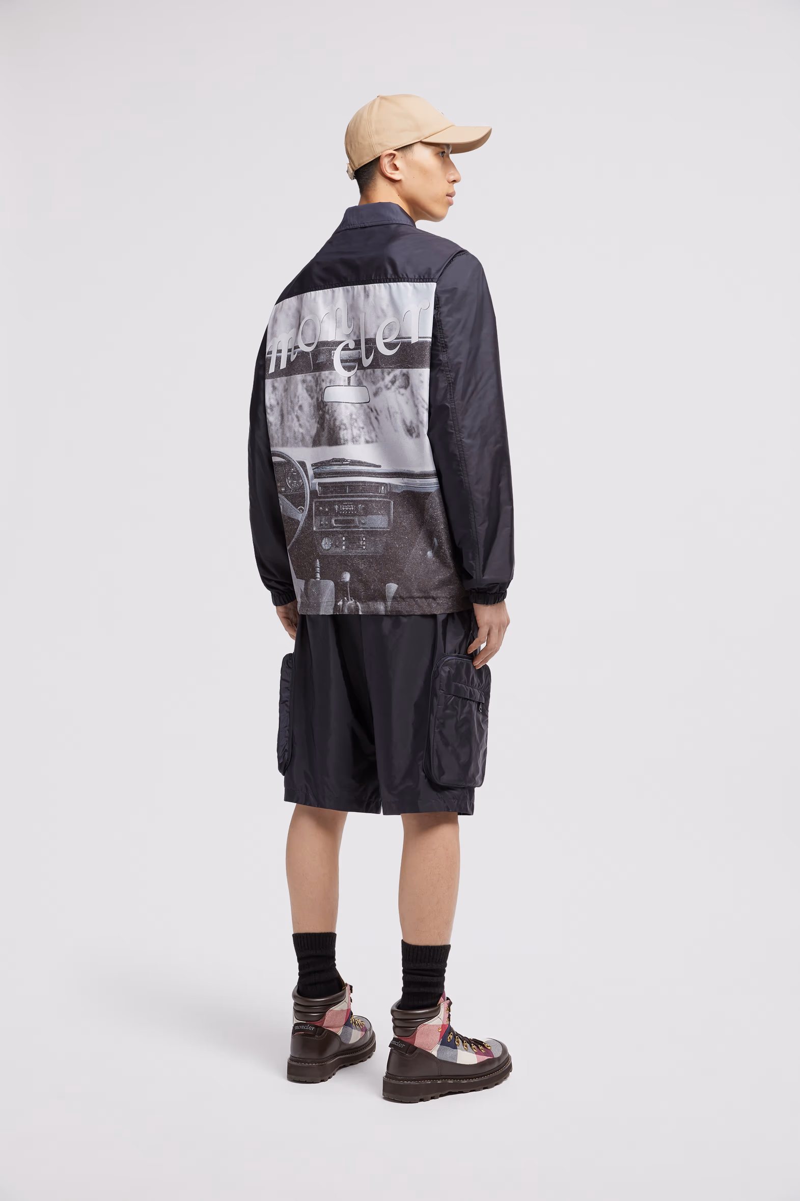 Moncler x Mercedes-Benz by NIGO Sopdu Shirt Jacket Men Navy Blue Moncler 0